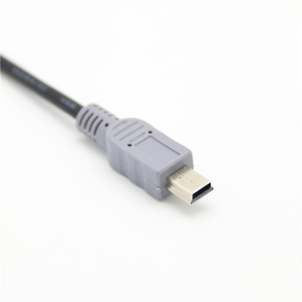 1M USB Typ C 3.1 Hane Till Mini USB 5 Pin B Hane Plug Converter OTG Adapter Bly Datakabel för mobil för Macbook Access