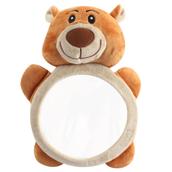 Baby tecknad film för säte Spegel Spegel bakavdelning Säkerhet Barn ryggvänd mot insidan Tecknad björn design Justerbar