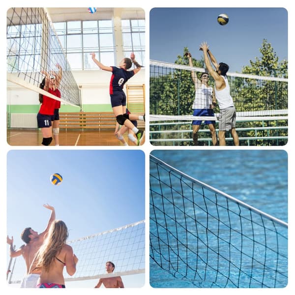 Universal Styles Volleyballnet Kraftig Type Bærbare Beach Volleyballnet