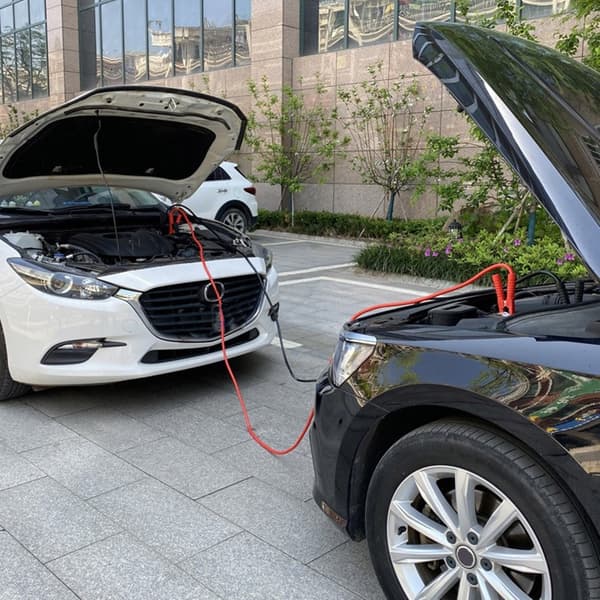 Flexibla startkablar för bilbatteri, startkabel för fordon, kraftöverföring 3 meters