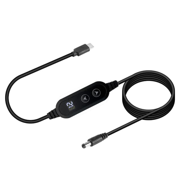 Type C - DC521 säädettävä jännite USB C -aktivointikaapeli 5V-20V laitteille