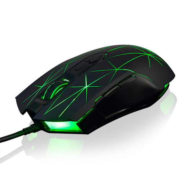 Aj52 Kablet Professionel Gaming Mus Har 7 RGB Baggrundsbelysningstilstande Til Computere Bærbare Kablede Professionelle Gaming Mus