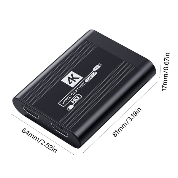 1080P 4K Video Capture Card USB3.0 Anslutning Hög Hastighet För Spel, Video