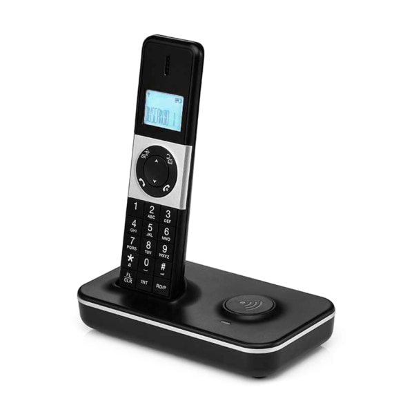 Trådlös fast telefon med nummerpresentation - D1002 digital telefon för hem- och kontorsbruk U.S. regulations