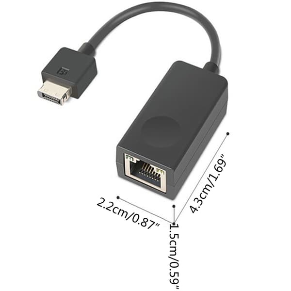 Gen2 Ethernet Højhastigheds Netværksadapter Dongle Erstatning for X1C 2018
