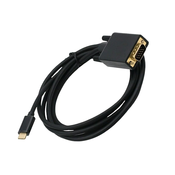 Kompatibilitet USB3.1 Type C til VGA 31 tommer kabel til bærbare computere og tablets