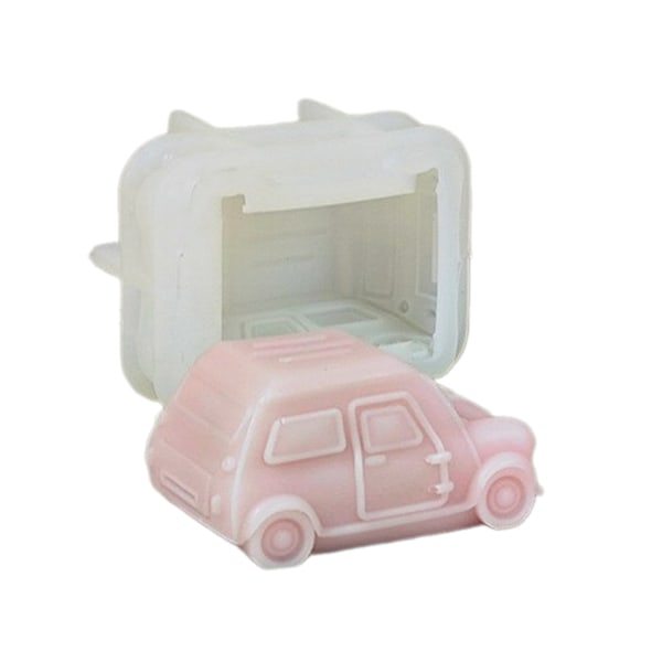 Bus Formet Lys Silikoneform Gips Cement Resin Forme DIY Håndlavet Form