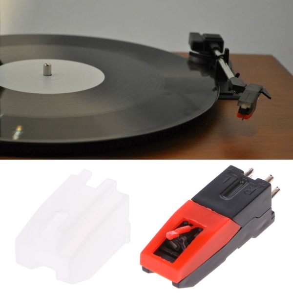 Vinylskivor Skivspelare Stereo Keramisk Pickup Patron Stylus Fonografer Supply