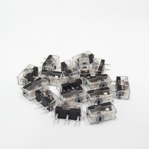 HotSwap Mus Mikrobrytare MicroButton 50 Miljoner Klick Grey transparent
