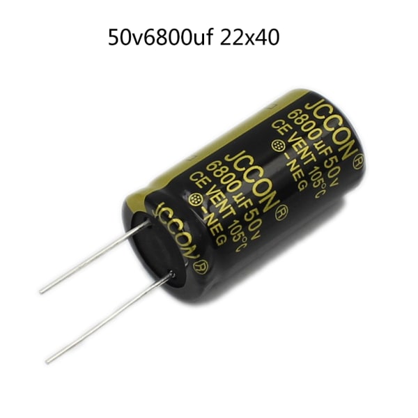 Kondensator 50V 6800UF Elektrolytisk kondensator för TV, LCD-skärm, Radio,  Stereo, Spel d9b7 | Fyndiq