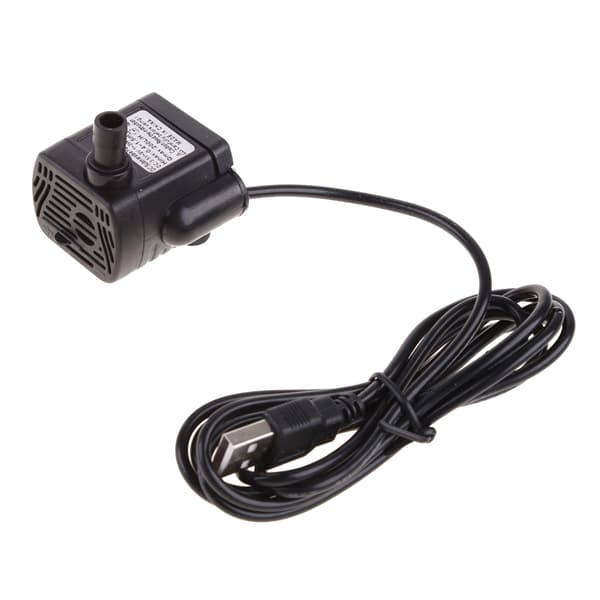 DC3.5V-9V 3W USB Vattenpump, Vattenpump Tyst Minifontän Vattenpump