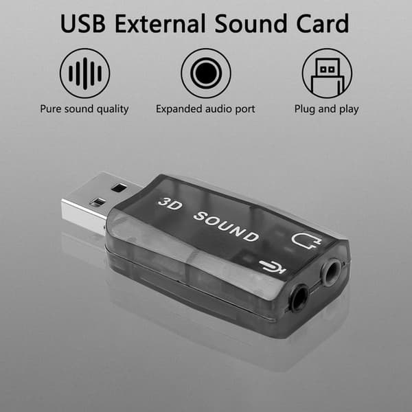 USB-sovitin HFR8103 USB - 3,5 mm mikrofoni suora
