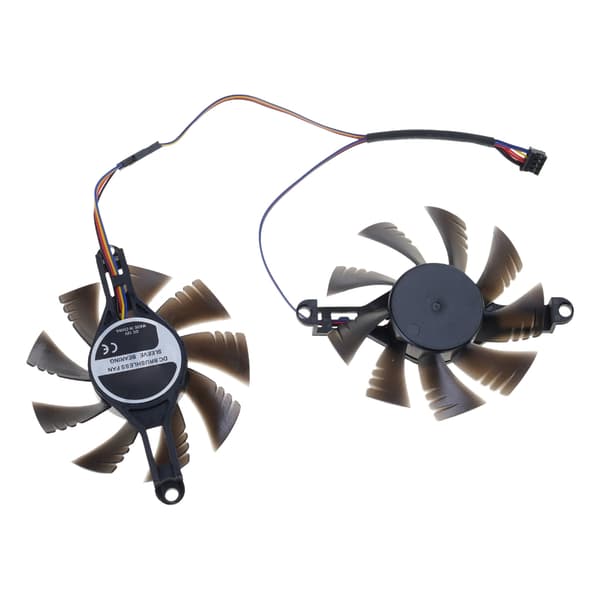 80mm 4Pin Videokort Køleventilator Til RX580 2048 Grafikkort Kølere Ventilator