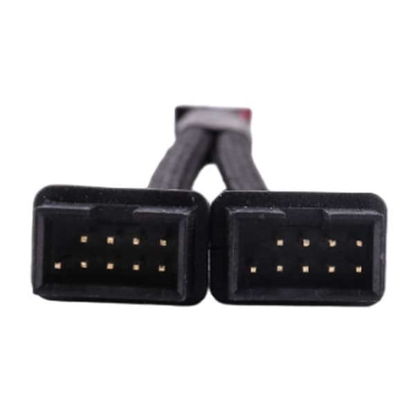 9Pin USB Header Hun 1 til 2 Han Forlængerkabel Kort Desktop 9-Pin USB HUB