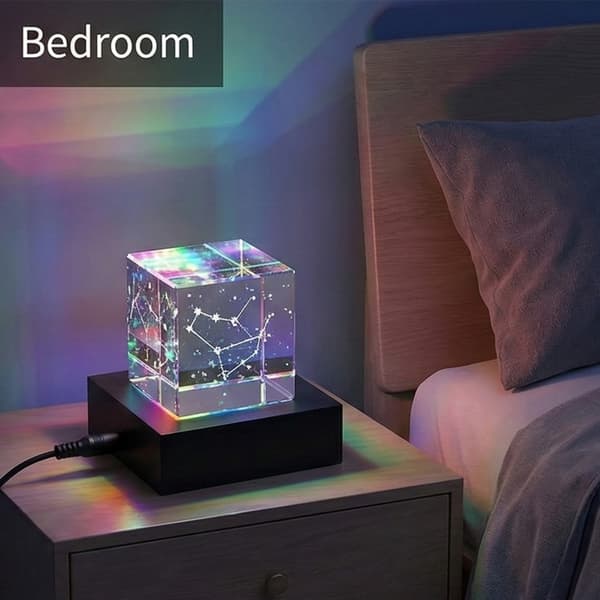 ABS Touch LED Krystalllampebase for Smykkeatmosfærer