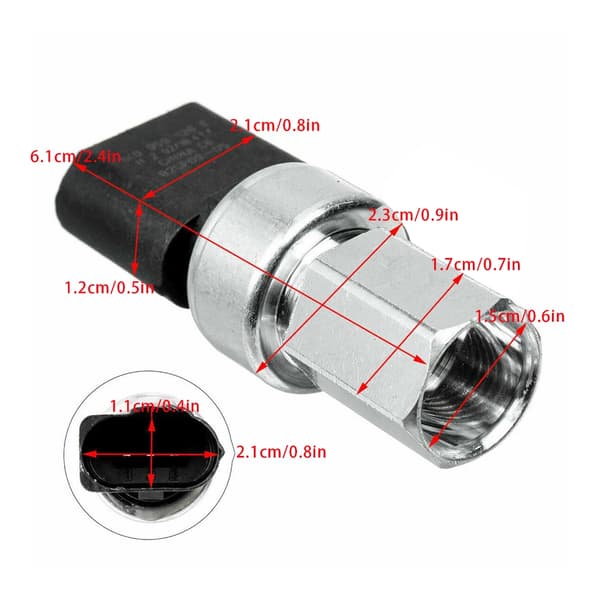 1J0959126 1K0959126A Klimaanlæg Start Tryksensor Afbryder til MK4 MK5