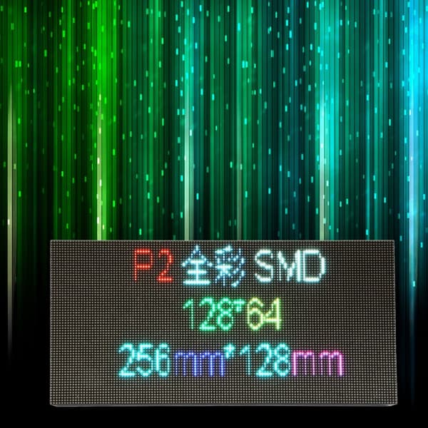 P2 LED-modul för inomhusbruk, fullfärg LED digital display LED-panel