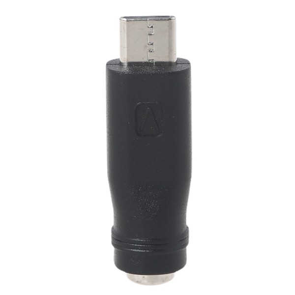 Typ C USB C hane till för DC 5,5x2,1 mm för DC honkontakt Charge Barrel Jack Power för mobiltelefon
