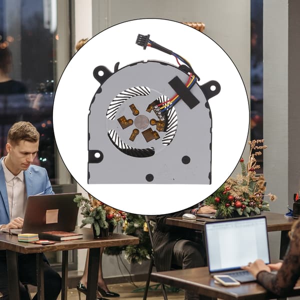 Laptop CPU Køleventilator til Xiaoxin Pro-13 2019 2020 til S540-13 Sort Metal