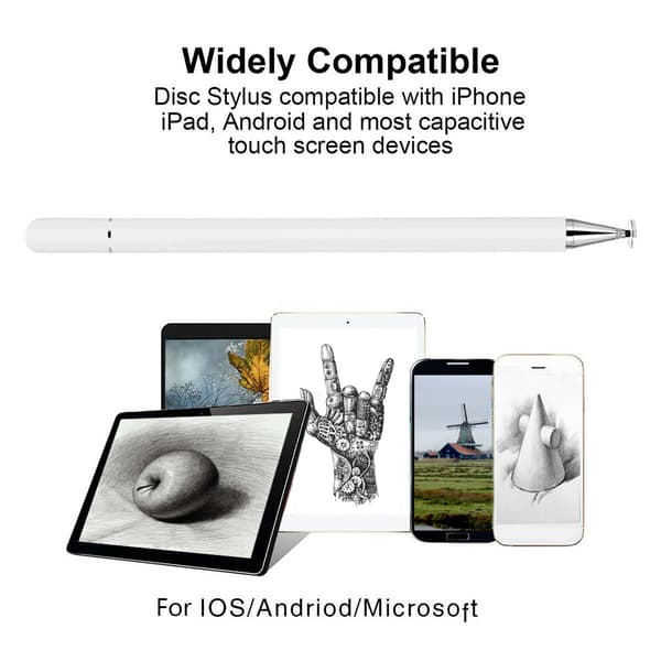 Stylus Pen för Apple 6th/7th/8th/Mini 5th/ Pro 11&12.9''/Air 3rd Gen ios/Android/för Microsoft System Pencil With PenTip Black