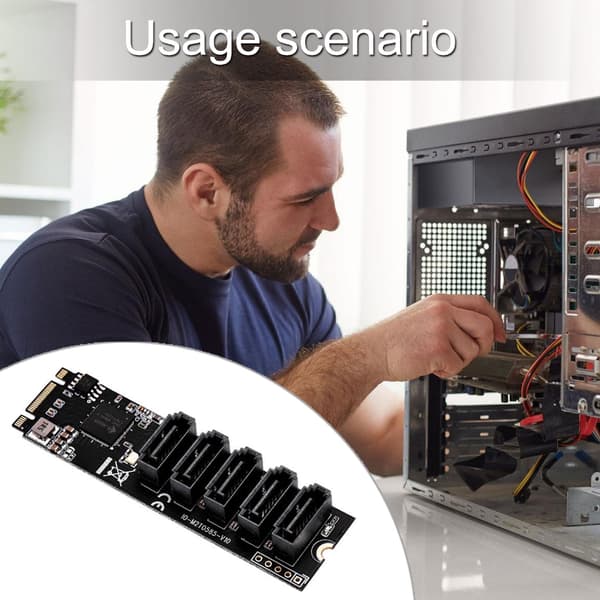 M.2 NVME-protokol til SATA3.0 harddiskadapterkort til udvidelse af lagerplads