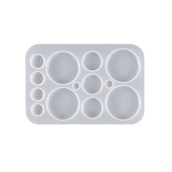 Epoxi Silikonform Örhänge Hänge 3D Gjutform DIY Hantverk Smyckestillverkning Tillbehör Nyckelring Hänge Gjutform