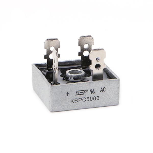 KBPC5006 Effektbro Likretter 50A 600V Metall for Kapsling Diodebro Kontroll Sin