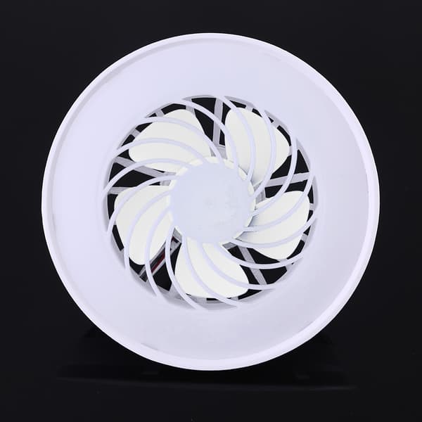 Universal 2-i-1 AC 220V E27 12W LED Lampe Loftventilator med LED Pære
