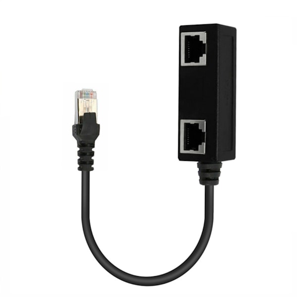 RJ45 1 Han til 3 Hun eller Tre Hun Ethernet Splitter Socket Port LAN Ethernet Netværks Splitter Adapter Kabel