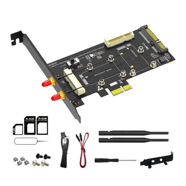 Mini PCIE til Mini PCIE til PCIE 1x og MSATA SATA3 Konverter Adapterkort