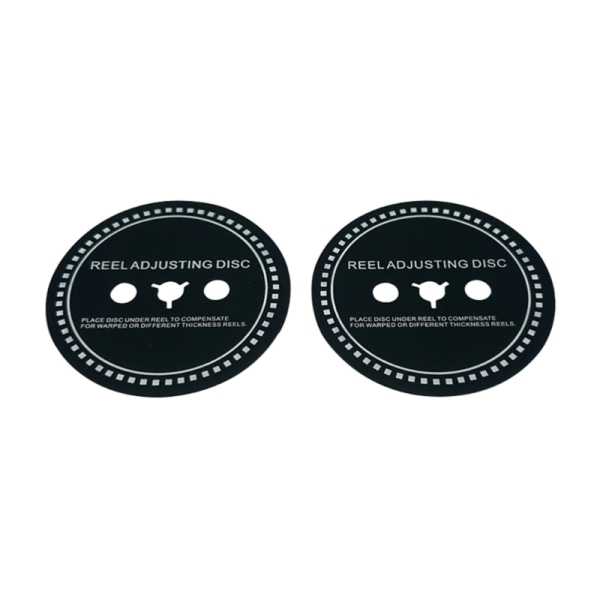 2 x Trident / NAB Adapter 0.8mm 0.9mm 1mm Spacer Til Spolebåndoptagere