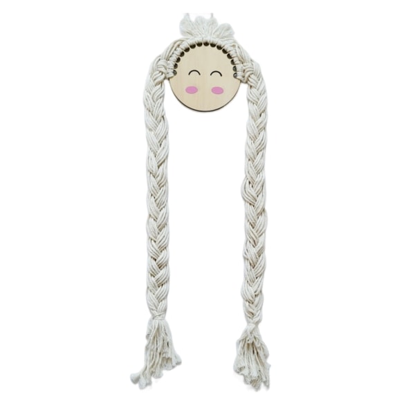 Uppgraderad hårbågehållare Girl Clip Bow Organizer Vägghängande- Dekor- Hängande- Hårklämmor Hängare för Baby Girl Room