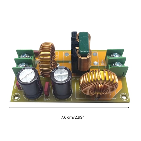 10A LC-filter EMI elektromagnetiskt störningsfilter Högfrekvent power för 12V 24V biltillbehör