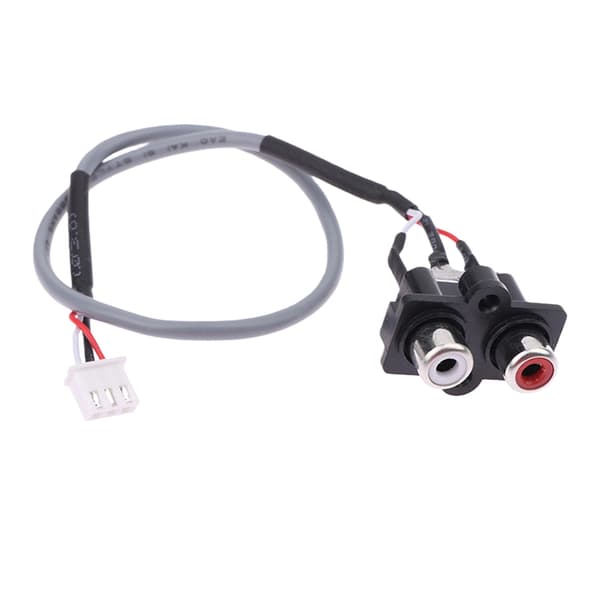Studiokvalitets lydinterfaceskabel 2RCA til XH2.54MM 3Pin til lydsystemer