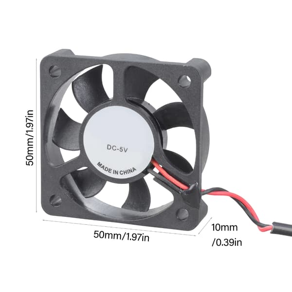 5V USB 50mm Kabinet Køleventilator Vandtæt Hus Til Netværksudstyr