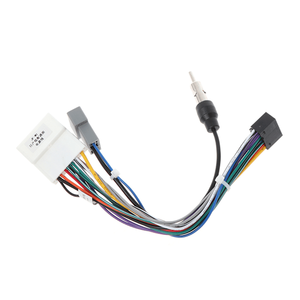 Bilradio Kabel 16 pin Strømledning Sele Adapter Stereo Radio Strømkontakt