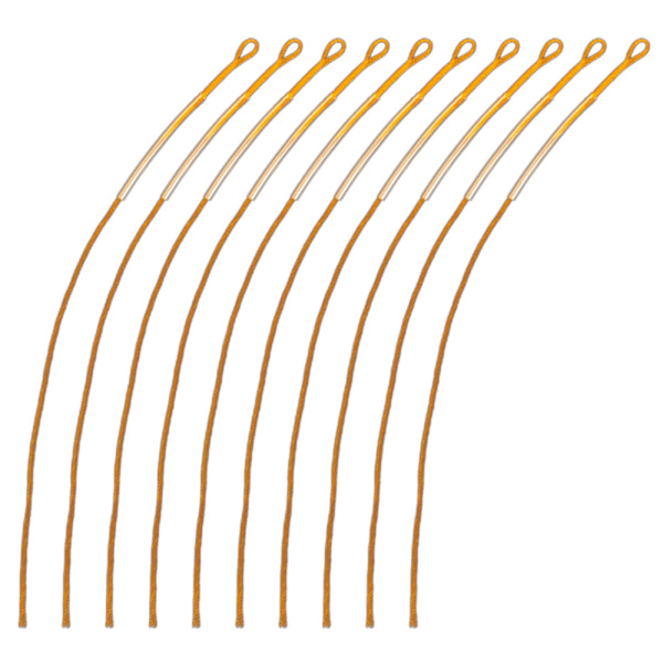 10 stk./pakke Flettet Fluefiskeline Loop Connector 20LB/30LB/50LB Flueline Loop Connectorer Flettet Forfang Fisketilbehør