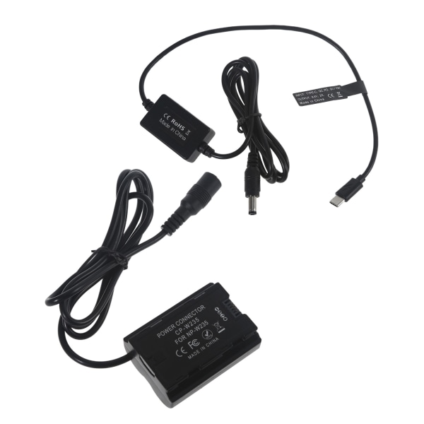 USB-C-adapter Power för DC-kopplingssats Byt NP-W235 dummy-batteri för X-T4 VG-XT4 digitalkamera