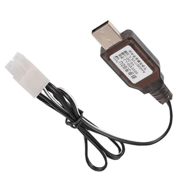 Holdbarhed L6.2-2P USB-ladekabel til 7.2V RCVehicles DC5V2A1A Input