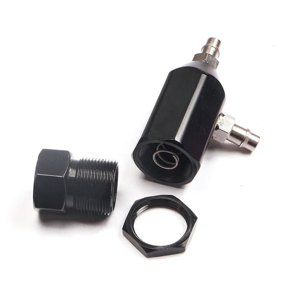 Reguleringsventiler i aluminium, manuell boost-kontroller, justerbar Black