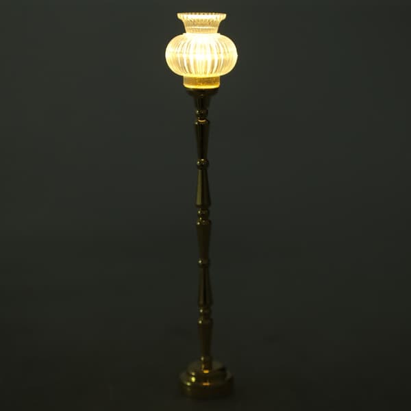 Miniature Gulvlampe Model Dukkehus Tilbehør Rollespil Møbler