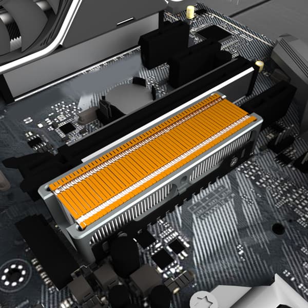 Kobber varmeafledningsrør messingfinne radiatorrør til M.2 Nvme harddisk SSD