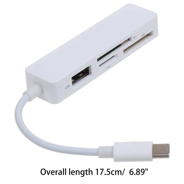 Kortläsare USB 2.0 till SD Micro-SD MS-minneskortadapter för PC Laptop Tillbehör Multi för Smart Cardreader Kortläsning