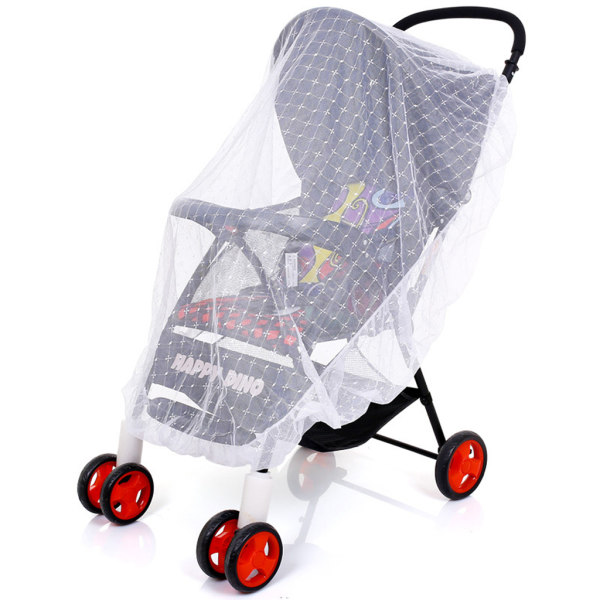 Spædbørn Baby Klapvogn Myggenet Sikkert Mesh Barnevogn Telt Buggy Krybbe Net Vogn Myggenet Klapvogn Fuld Dækning Net