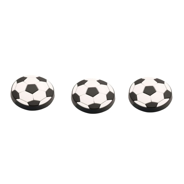 1/3/5 st Mjukt gummi byråknopp Fotbollsform Skåp Dörrhandtag Runt garderob drar Möbelhandtag med ett hål 1 piece