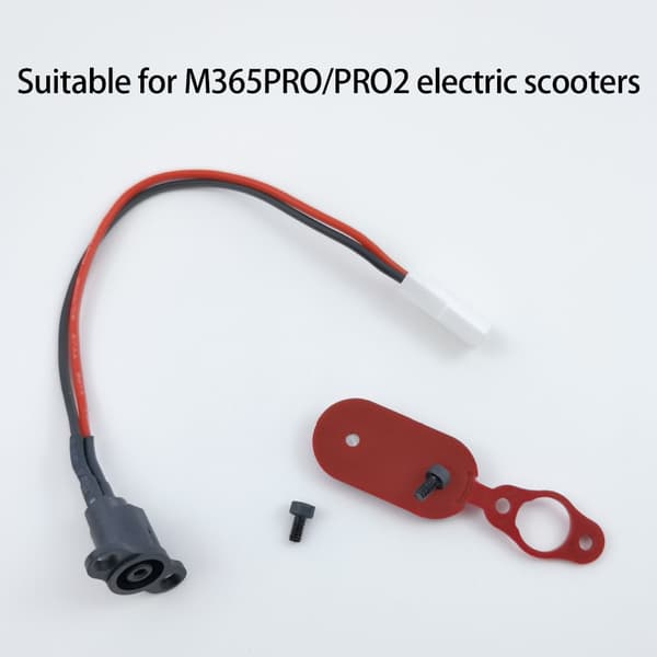 Ladeportdeksel med ladekabel for M365/PRO2 Scooter-tilbehør