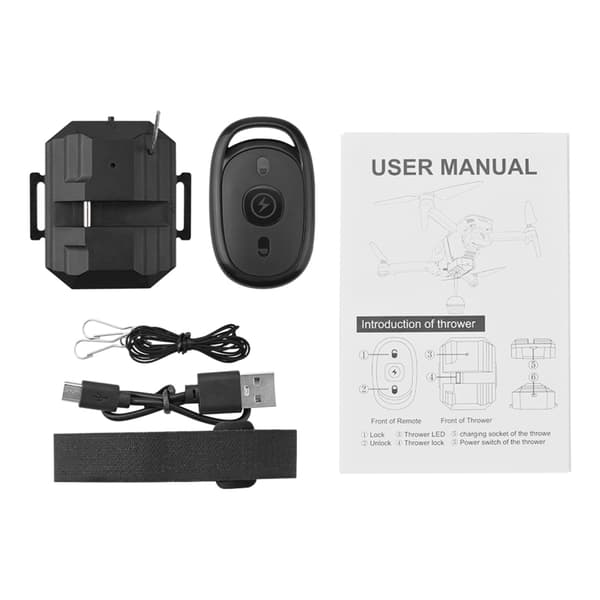 Dronekastesystem til Mini 3 Pro Mini 2/-SE Mavic-Pro Air Droner Fiskemadding Vielsesring Gave Levering Krog Kast