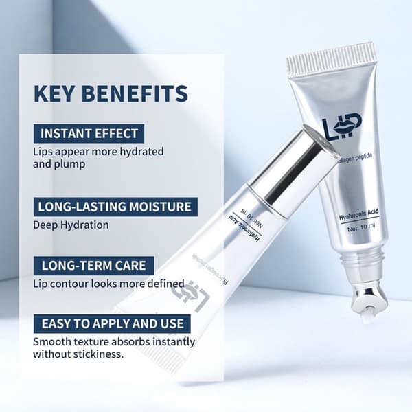 10 ml Moisture Complex Lip Serum Hurtigt Absorberende Formel Gør Læber Fyldige Hurtigt