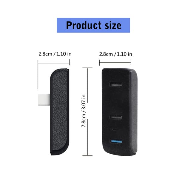 For Model 3/Y Modifiserte Tilbehør Hanskerom Utvidelsesdokk USB-Utvidelse