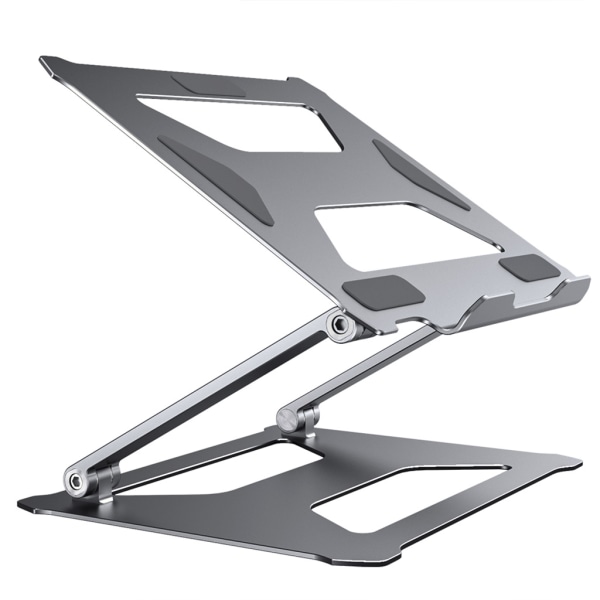Aluminium Bordplade Tablet Stand Køling Skridsikker Notebook Holder Justerbar Køleforhøjer til Notebook Laptops